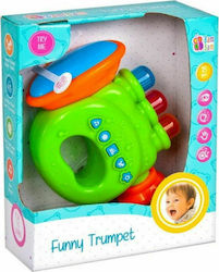 Bam-Bam Baby-Spielzeug Funny Trumpet mit Musik für 18++ Monate