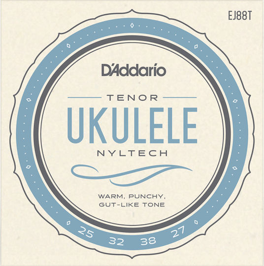 Daddario Set of Nyltech Strings for Ukulele Nyltech Ukulele Tenor .025, .032, .038, .027"