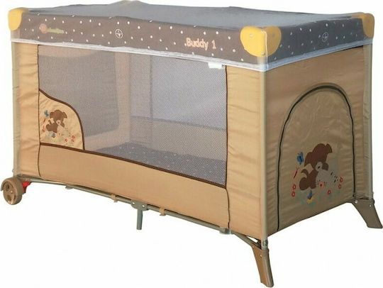Beboulino Кошара Игрално площадче от Тюл 708-0050-0000 с Ластик Бяла 120x60см.