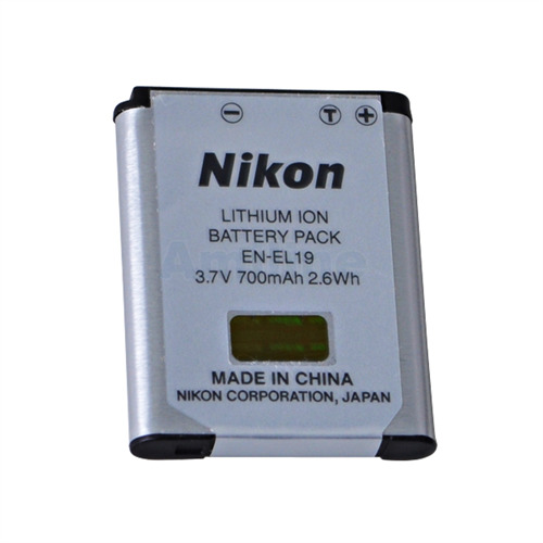 Ersatzakku Für Nikon EN-EL19 - 3,7V, 620mAh, Li-Ion, Kompatibel Mit Vielen Nikon Kameras
