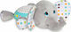 Lorelli Sleep Toy Elephant made of Fabric with Music and Light for 0++ Months