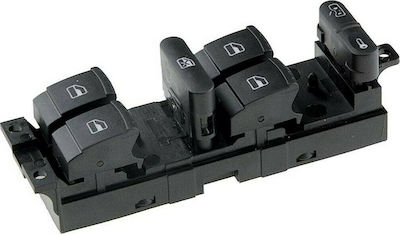 NTY Comutator Geamuri Auto pentru Skoda Fabia / Octavia / Superb 9pin Negru