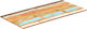 vidaXL Rectangular Table Surface made of Solid Wood in Multicolour Color 120x60cm 286046 1pcs