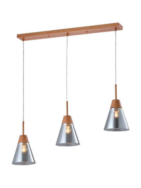 Elmark Bradley Pendant Light Gray 89x165x100cm