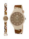 Marea Camouflage Men's Watch 42mm Battery with Brown Rubber Strap