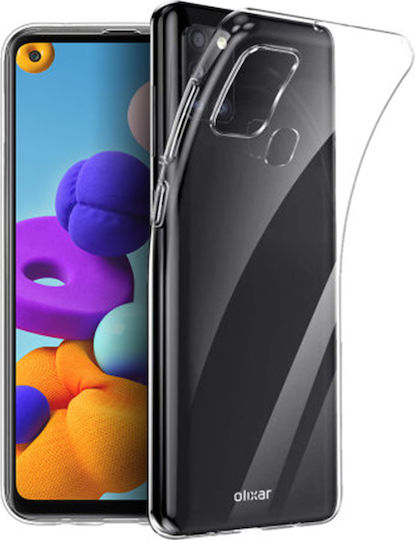 Umschlag Rückseite Silikon 0.5mm Transparent (Galaxy A21s)