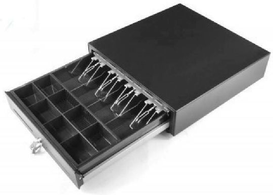 Subtotal Cash Drawer with 8 Coin Slots and 5 Slots for Bills 41x41.5x10cm