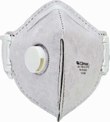 Climax Disposable Protective Mask FFP2 with Valve White 1pcs