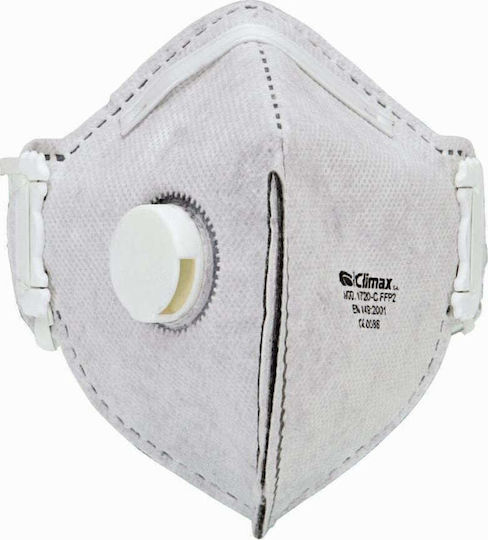Climax Disposable Protective Mask FFP2 with Valve White 1pcs