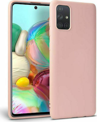 Tech-Protect Icon Umschlag Rückseite Silikon Rosa (Galaxy A31)