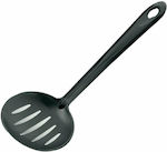 Metaltex Shallow Silicone Colander Kitchen Spoon Black Rapid