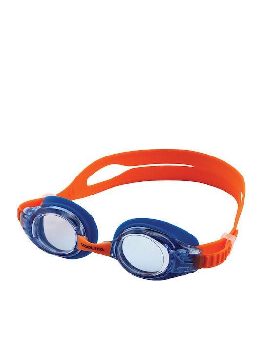 Vaquita Rainbow Γυαλιά Κολύμβησης Παιδικά με Αντιθαμβωτικούς Φακούς Μπλε