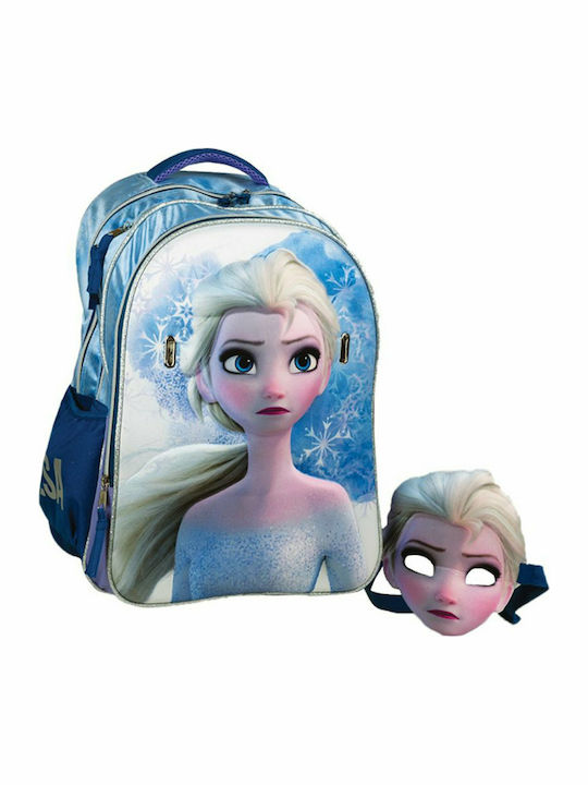 Gim Frozen 2 School Bag Backpack Elementary, Elementary in Light Blue color 27lt