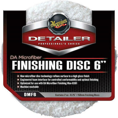 Meguiar's DA Microfiber Finishing Disc 6" Polishing for Body 1pcs