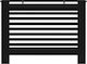 vidaXL Black Radiator Cover 112x19x81cm 288183