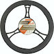 Cartech Car Steering Wheel Cover CT1 with Diameter 38cm Synthetic Black