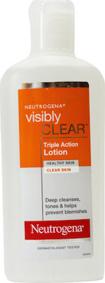 Neutrogena Lotion κατά της Ακμής Visibly Clear Triple Action 200ml