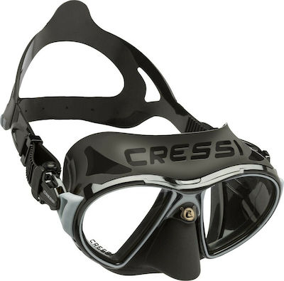 CressiSub Zeus Black Frame Silver