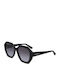 Karl Lagerfeld Women's Sunglasses with Black Plastic Frame and Black Gradient Lens KL6012S-001