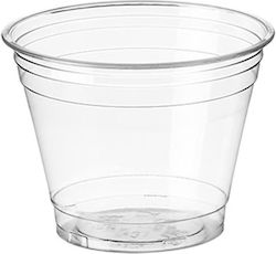 Set 50 Plastic Bowl with Capacity 200ml Transparent