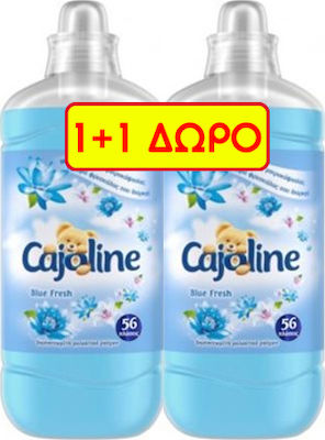 Cajoline Condensed Fabric Softener Blue Fresh 2x1450ml