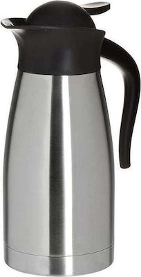 Click Jug Thermos Stainless Steel Silver 1lt with Handle 6-60-560-0060