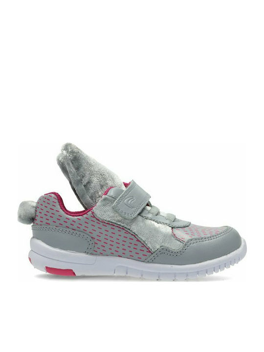 Clarks Kinder-Sneaker Azon Hero First Anatomisch Gray