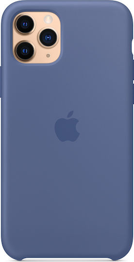 Apple Silicone Case Back Cover Σιλικόνης Μπλε (iPhone 11 Pro Max)