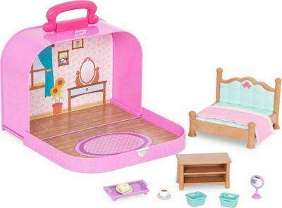 Li'l Woodzeez Jucărie Miniatură Master Bedroom pentru 3+ Ani