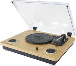 Madison MAD-RT300SP-MKII Turntables with Preamp and Built-in Speakers Brown