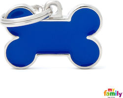 My Family Basic Handmade Small Dog ID Tag Bone ...