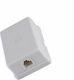 Eurolamp Telephone Socket With Frame Single With Sticker In White Color 147-16050