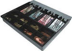 ΤΕ Ταμειακή Express Cash Register Insert Tray with 8 Coin Slots and 4 Slots for Bills 36x33x6.5cm