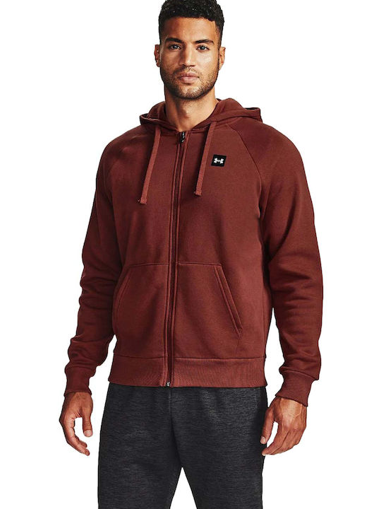Under Armour Rival Яке с Качулка Червено