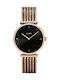 Cluse Triomphe Watch with Pink Gold Metal Bracelet