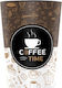 Coffee Time Ποτήρι μιας Χρήσης Χάρτινo Διπλότοιχο Πολύχρωμο 240ml 25τμχ