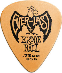 Ernie Ball Πένα Κιθάρας Everlast Orange Πάχους 0.73mm Συσκευασία 1τμχ