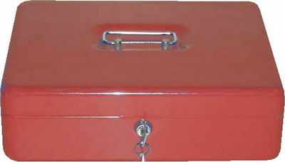 Black Red Κουτί Ταμείου με Κλειδί CB803 Κόκκινο