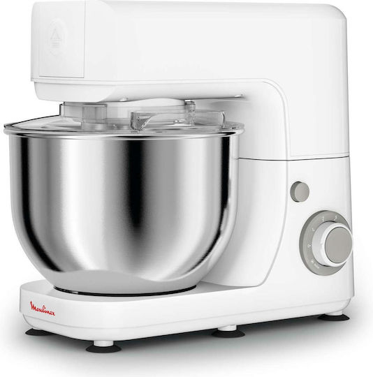 Moulinex Mastercher Essential Küchenmaschine 800W mit Rostfreiem Schüssel 4,8lt