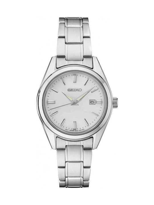 Seiko Essentials Watch with Silver Metal Bracelet