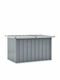 vidaXL Metal Outdoor Storage Box Γκρι 109x67x65cm