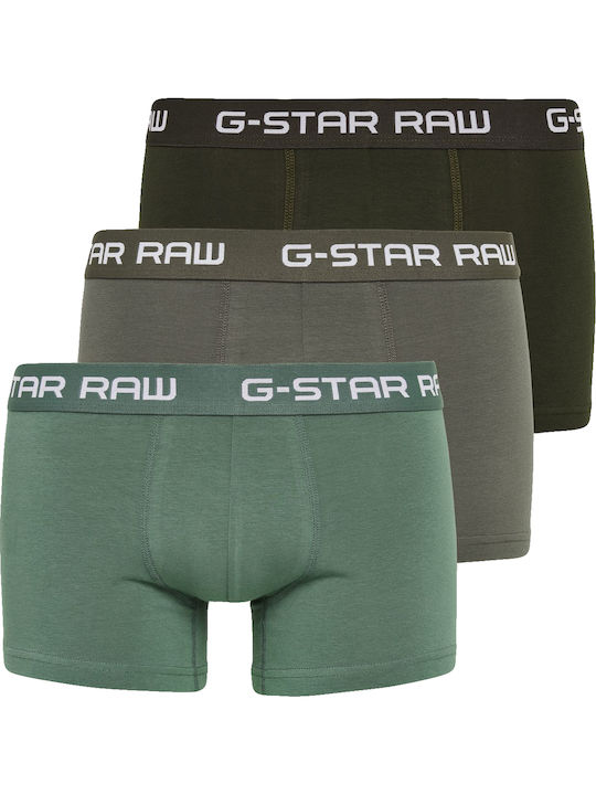 G-Star Raw Men's Boxers GS Grey / Asfalt / Bright Jungle 3Pack