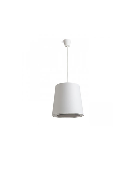Rendl Light Studio Pollock Pendant Light Single-Light for Socket E27 White