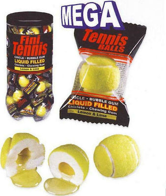 Fini 200 Chewing gum Tennis Balls with Λεμόνι & Λάιμ Flavour 10gr