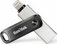 Sandisk iXpand 64GB USB 3.1 Stick με σύνδεση Lightning & USB-A Μαύρο