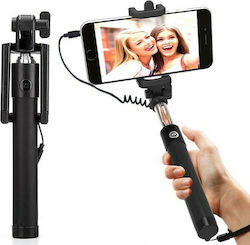 3976 Selfie Stick με Καλώδιο 3.5mm Μαύρο