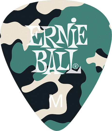 Ernie Ball Guitar Pick Cellulose Thickness 0.72mm Packaging 1pc Camouflage