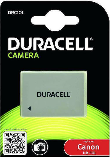 Duracell Kamera Batterie DRC10L Lithium-Ionen (Li-Ion) Kompatibel mit Canon