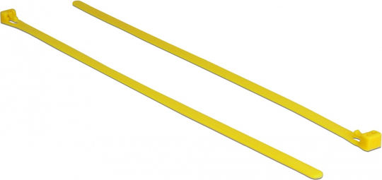 DeLock Kabelbinder 300x7.6mm Gelb 100pcs 18761
