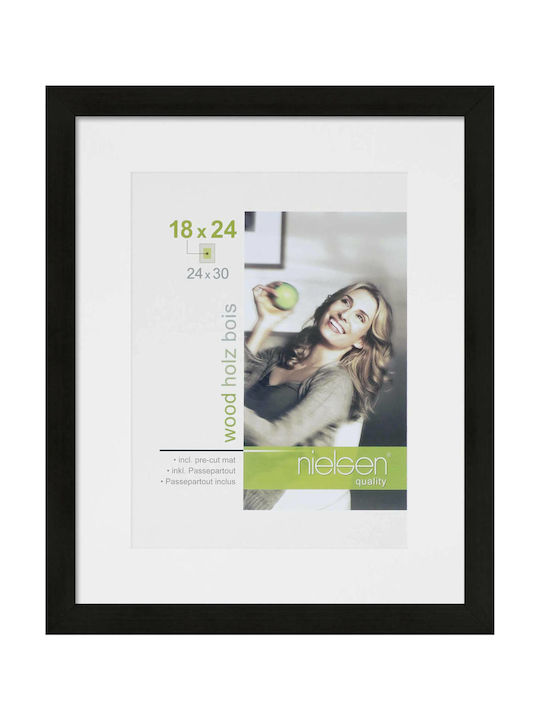 Nielsen Fotorahmen Hölzernes mit Schwarzem Rahmen
